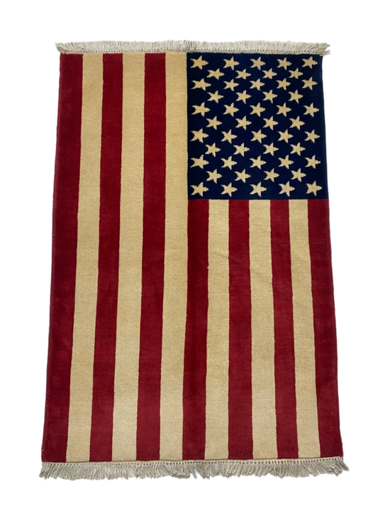 American Flag War Rug |  4'x2.5'